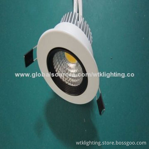 LED 5W COB Downlight, Non-dimmable or Dimmable, 110lm/W Luminous Efficacy with CE Mark